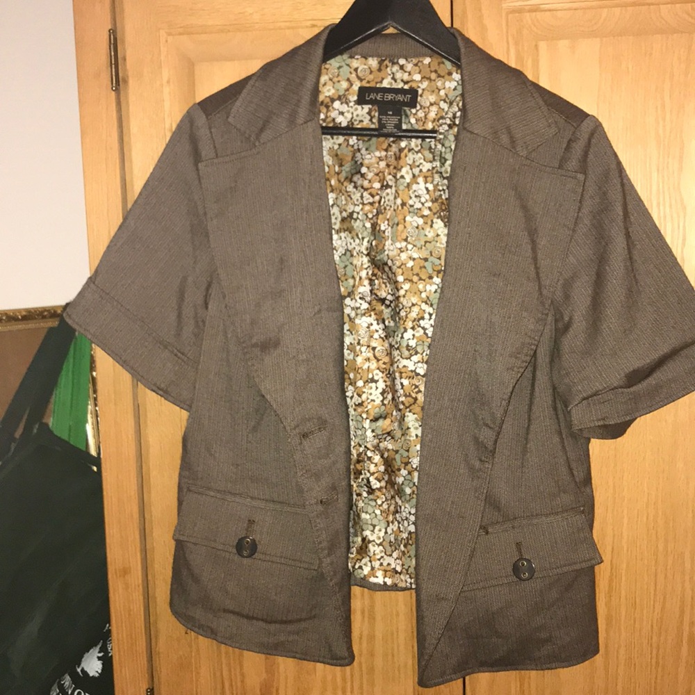 Classic brown blazer